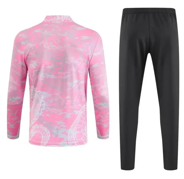 Chándal rosa con cremallera 1/4 del Real Madrid 2023/2024