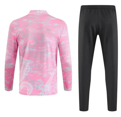 Chándal rosa con cremallera 1/4 del Real Madrid 2023/2024