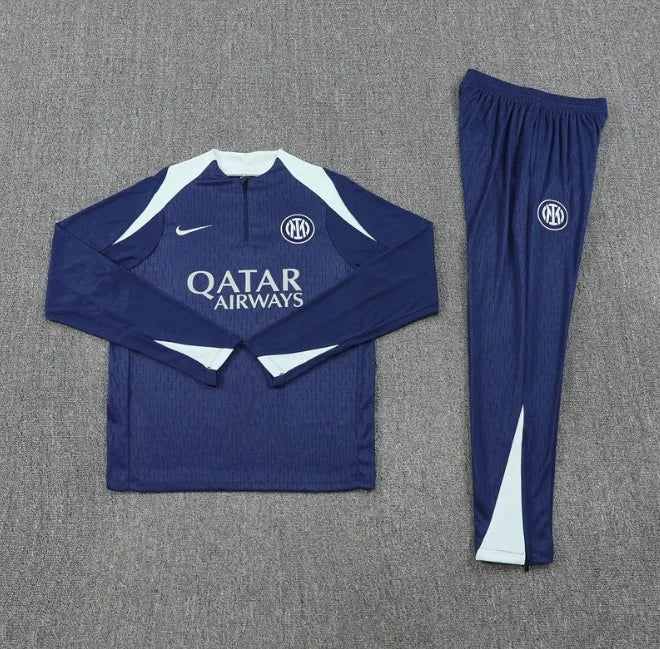 Inter Milan 2025/2026 1/4 Zipper Tracksuit Dark Blue