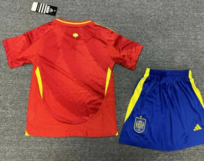طقم إسبانيا الأساسي لكأس العالم 2024 (للكبار والصغار)