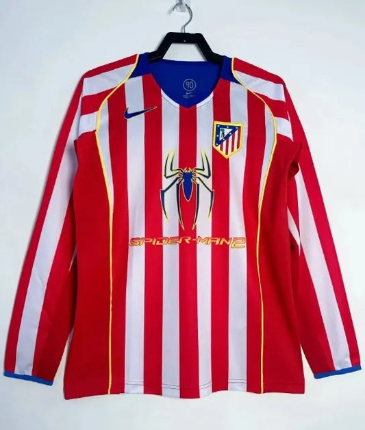 Atlético Madrid 2004/2005 Home Retro Long Sleeve