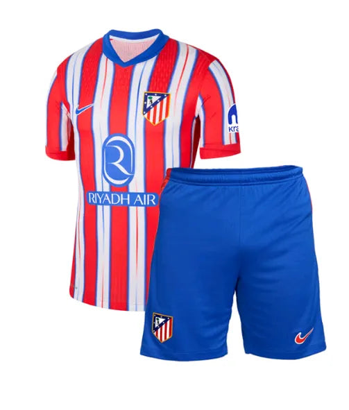 Atlético Madrid 2024/2025 Home Set (Adults and Kids)