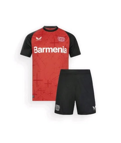 Conjunto de local del Bayer 04 Leverkusen 2024/2025 (adultos y niños)
