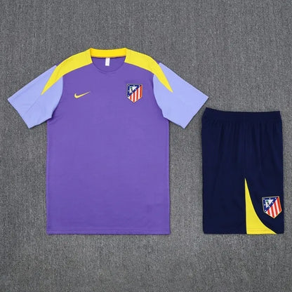 Chándal de manga corta/pantalones cortos del Atlético de Madrid 2025/2026 morado