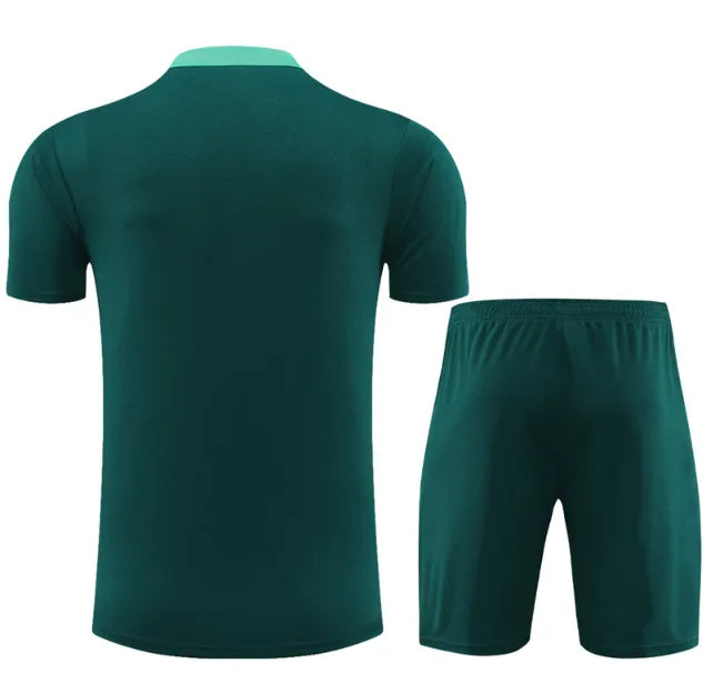 Chándal verde de manga corta/pantalones cortos de Portugal 2024