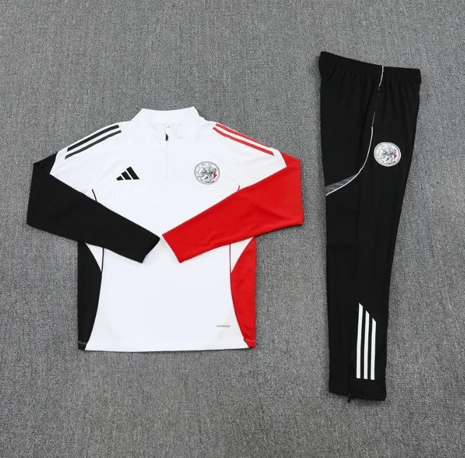 Chándal blanco con cremallera 1/4 del AFC Ajax 2025/2026