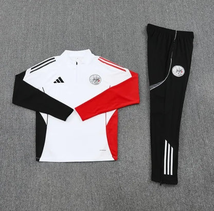 Chándal blanco con cremallera 1/4 del AFC Ajax 2025/2026