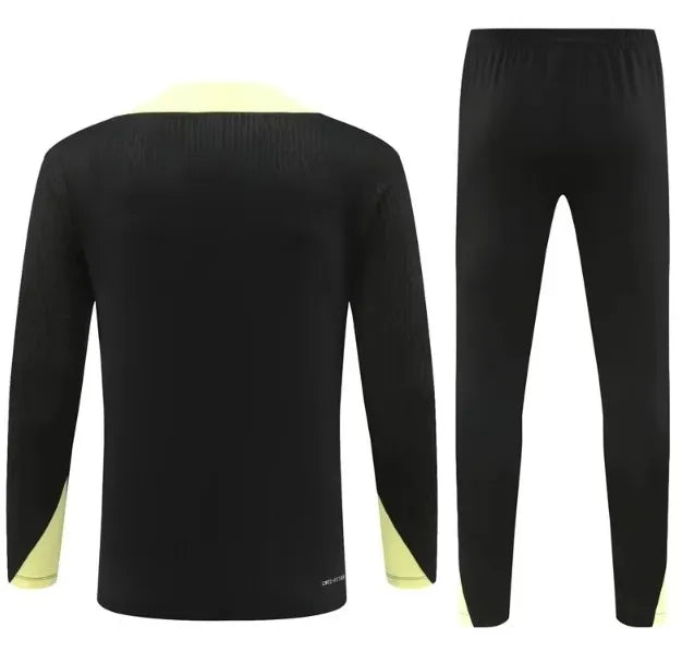 Chándal Liverpool 2024/2025 con cremallera 1/4, color negro