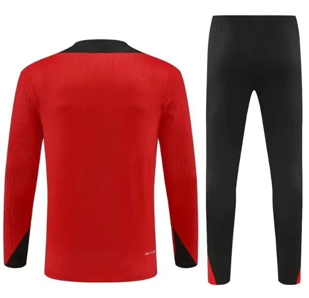 Chándal Liverpool 2024/2025 con cremallera 1/4 rojo