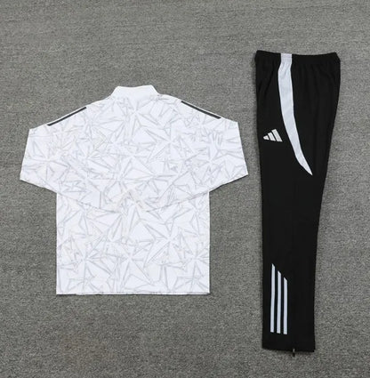 Chándal con cremallera 1/4 del Real Madrid 2024/2025, camuflaje blanco