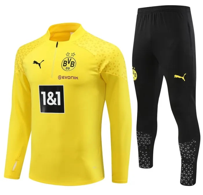 Chándal con cremallera 1/4 del Dortmund 2023/2024 amarillo