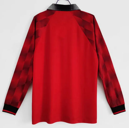 Camiseta retro de manga larga del Manchester United 1996/1997