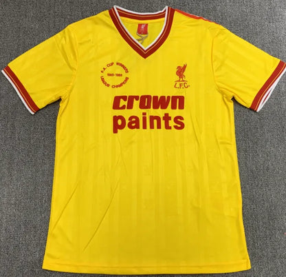 Retro de visitante del Liverpool 1985/1986